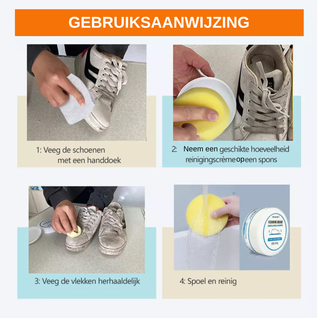 PureWhite | Binnen 1 minuut schoenen weer wit!