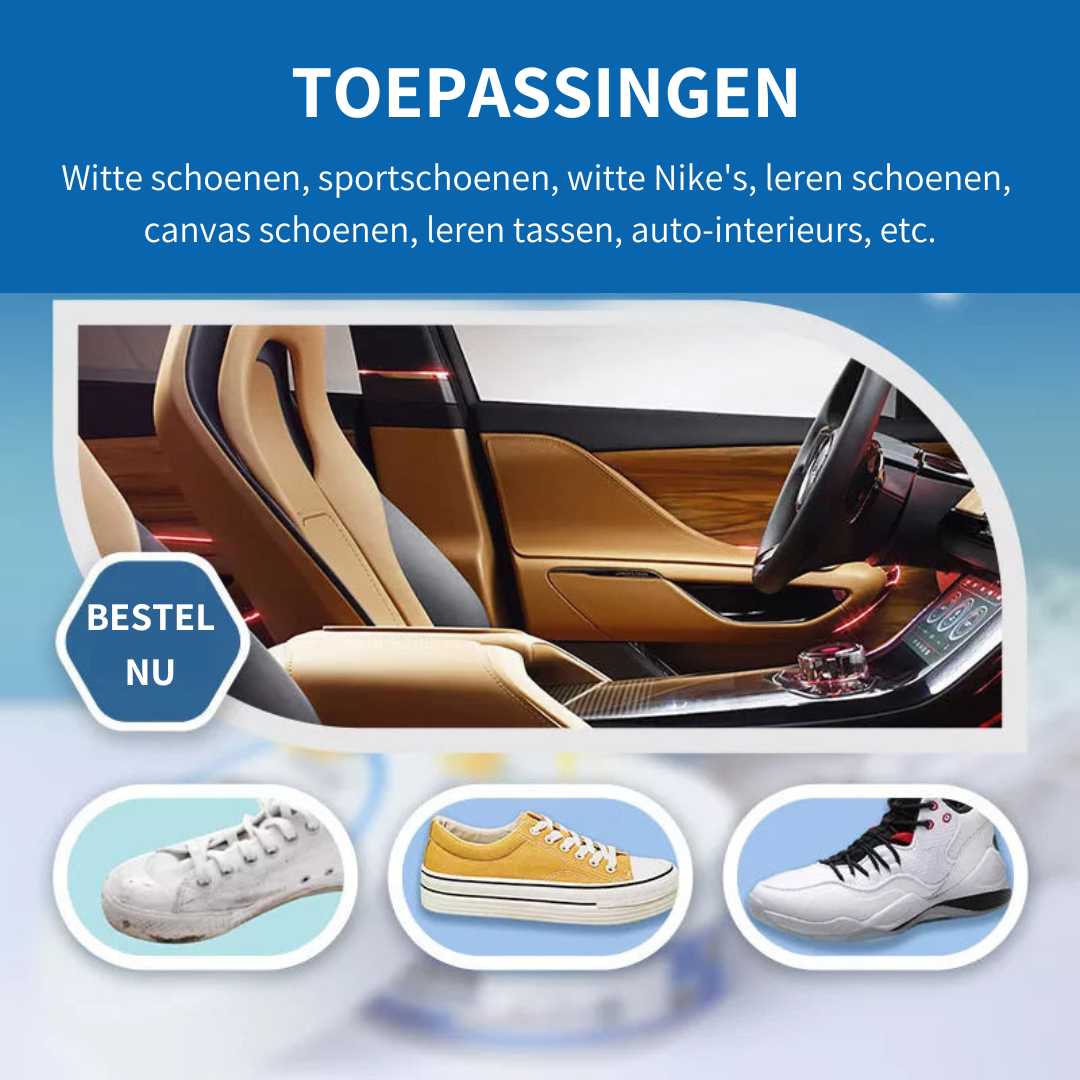 PureWhite | Binnen 1 minuut schoenen weer wit!