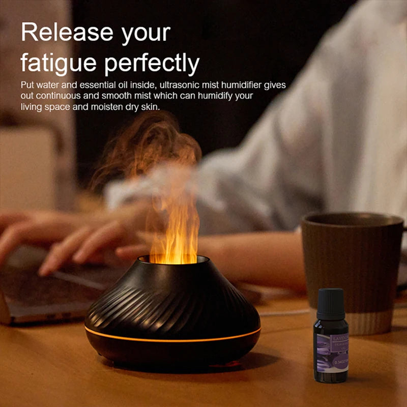 Volcano Diffuser | Draagbaar Nachtlampje