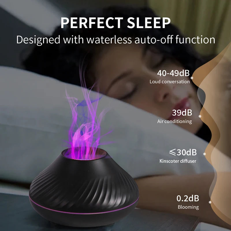 Volcano Diffuser | Draagbaar Nachtlampje