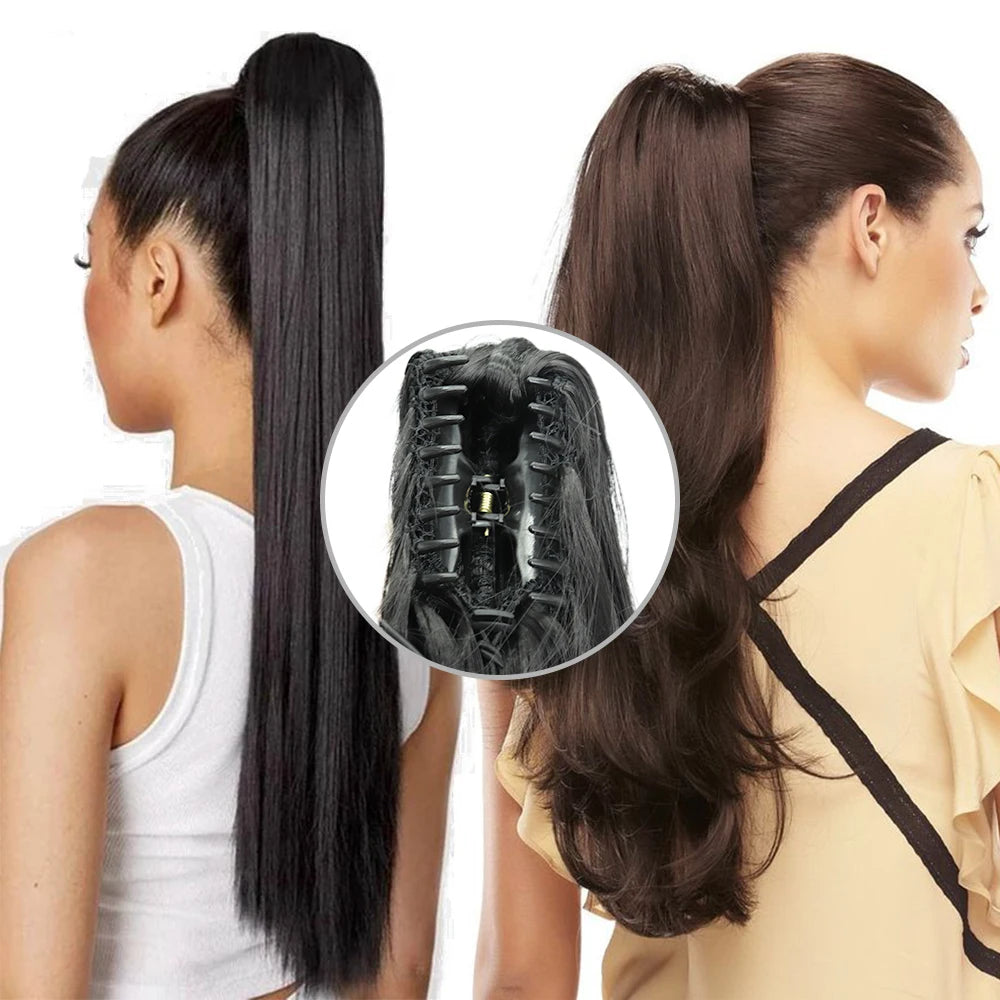 Ponytail Clip Claw 60cm | Binnen paar seconden Voller en Langer Haar