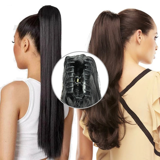 Ponytail Clip Claw 60cm | Binnen paar seconden Voller en Langer Haar