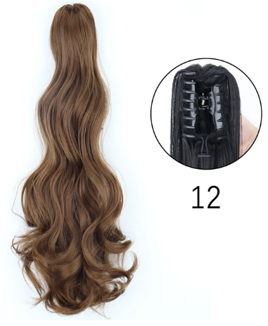 Ponytail Clip Claw 60cm | Binnen paar seconden Voller en Langer Haar