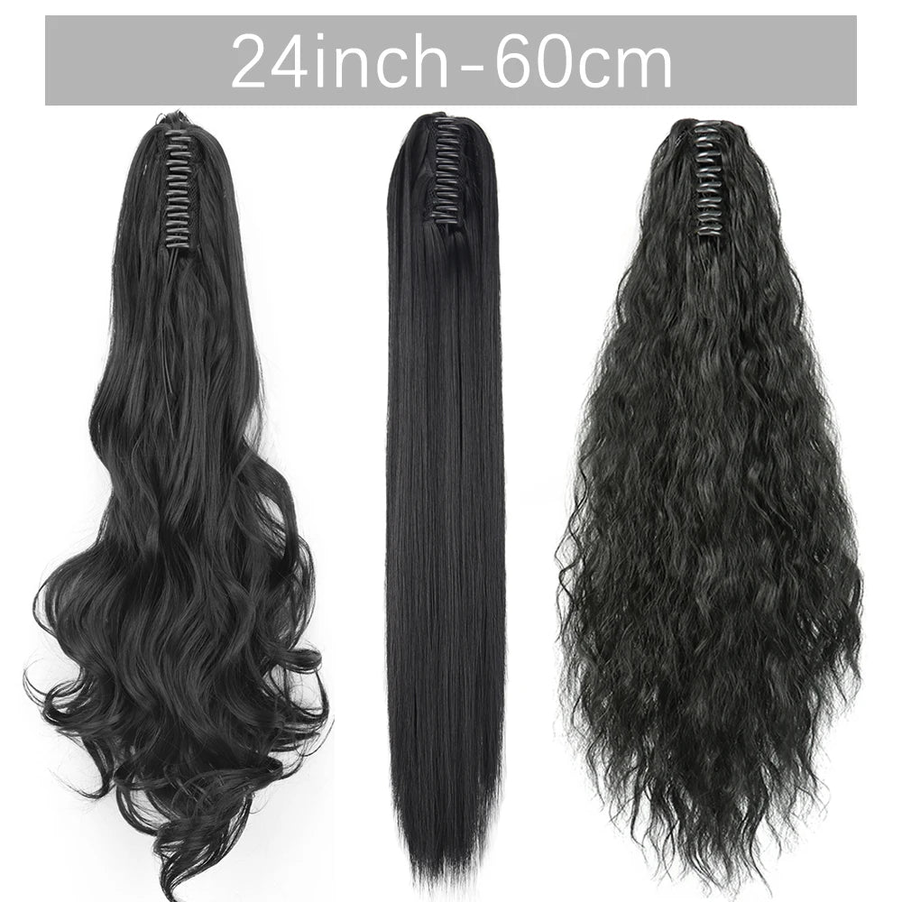 Ponytail Clip Claw 60cm | Binnen paar seconden Voller en Langer Haar