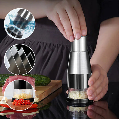 EasyPress | RVS Hakker voor verschillende ingrediënten