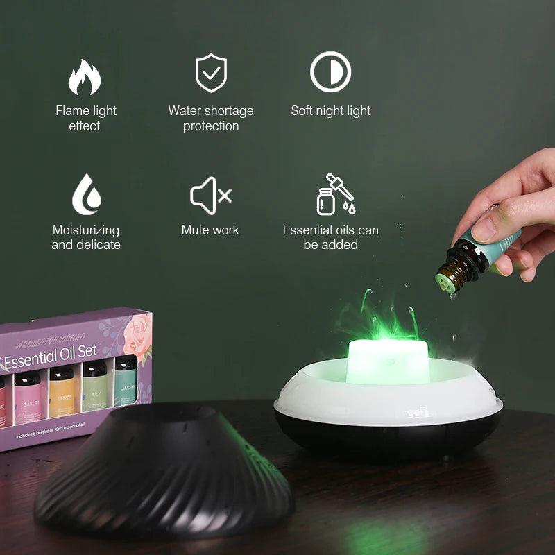 Volcano Diffuser | Draagbaar Nachtlampje