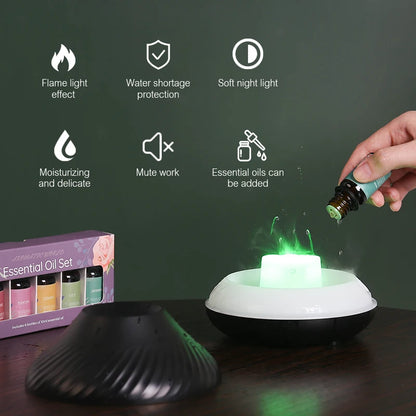 Volcano Diffuser | Draagbaar Nachtlampje